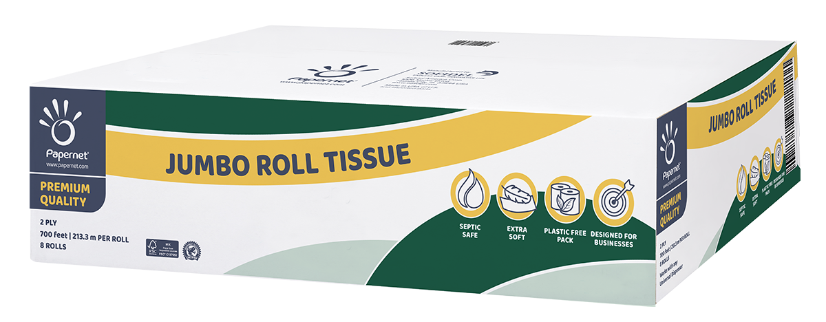 415901 Papernet Jumbo Roll Tissue 700'
